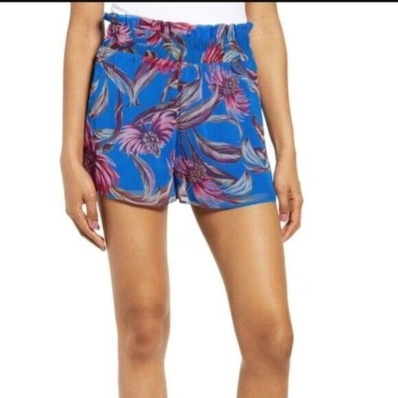 Nordstrom Leith blue diver island breezy shorts Women's Size 2X New with Tags - Picture 1 of 5